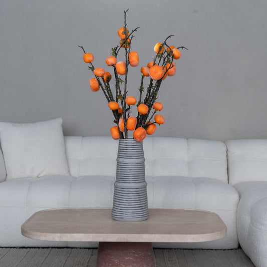 Bloom Haven Decorative Orange Artificial Flower | Plant