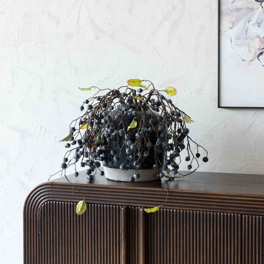 Wild Blueberry Decorative Artificial Flower | Plant
